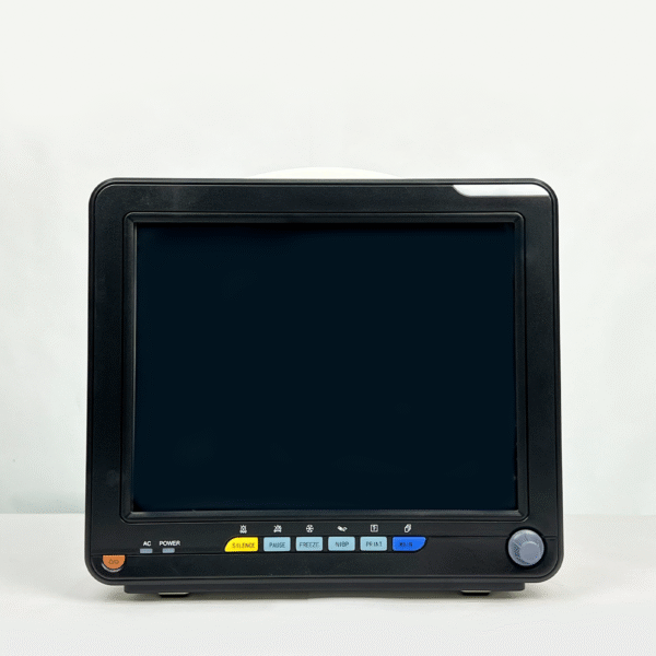 Patient Monitor System with 5 Parameters HD -12T - SpO2, ECG, NIBP, Temperature and Pulse (White) - Image 2