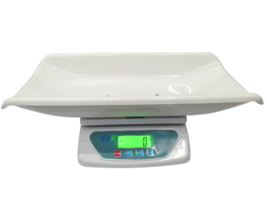 Digital Baby Weighing Scale With Tray For Newborn Baby (White)