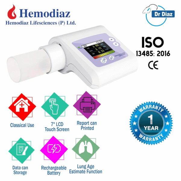 Dr Diaz Spirometer (SP-10) - Image 8