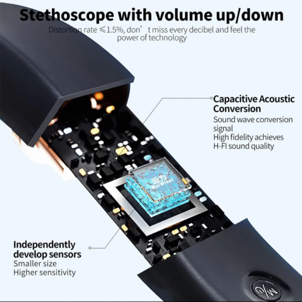 Digital Medical Bluetooth Electronic Stethoscope - Image 6